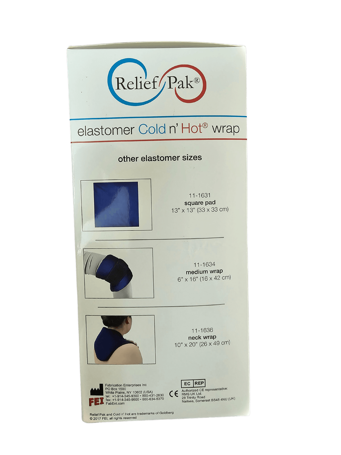 Relief Pak® Elastomer Cold n' Hot® Wrap - Large