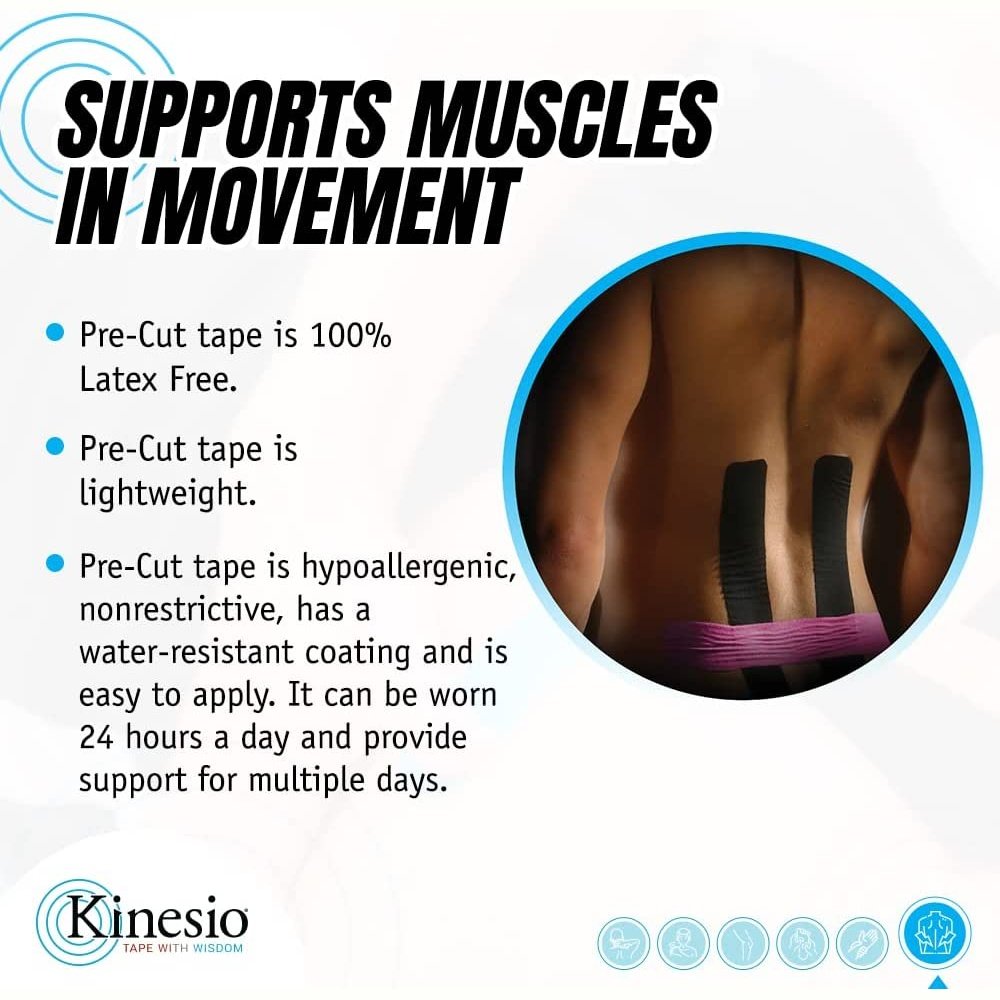 KINESIO-TEX-GOLD-PRE CUT Back