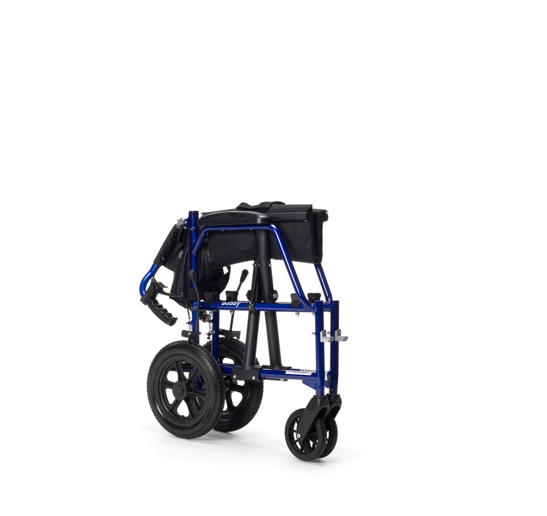 Vermeiren Bobby Transport Wheelchair – Lightweight Foldable Transfer Chair