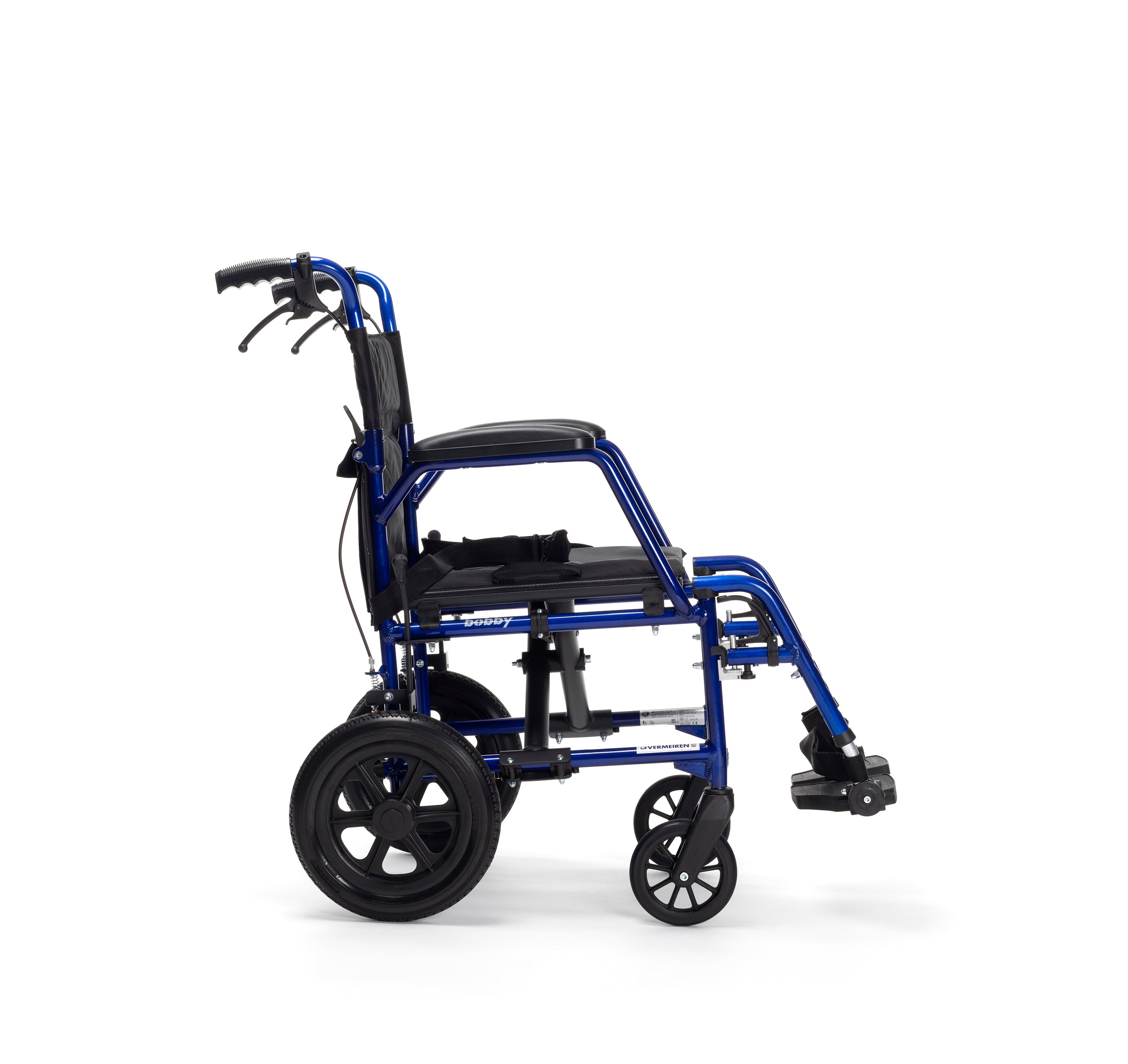 Vermeiren Bobby Transport Wheelchair – Lightweight Foldable Transfer Chair