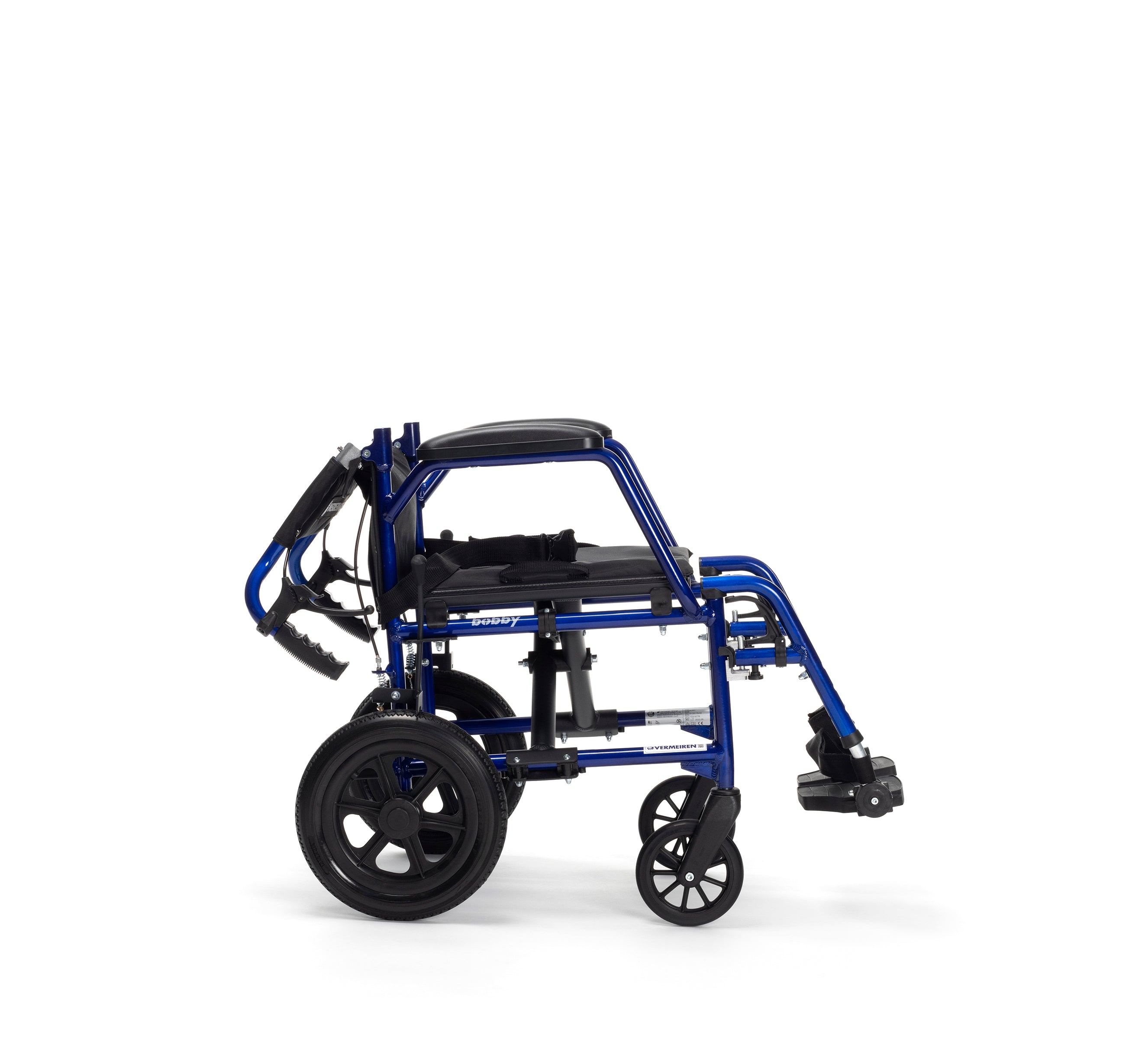 Vermeiren Bobby Transport Wheelchair – Lightweight Foldable Transfer Chair
