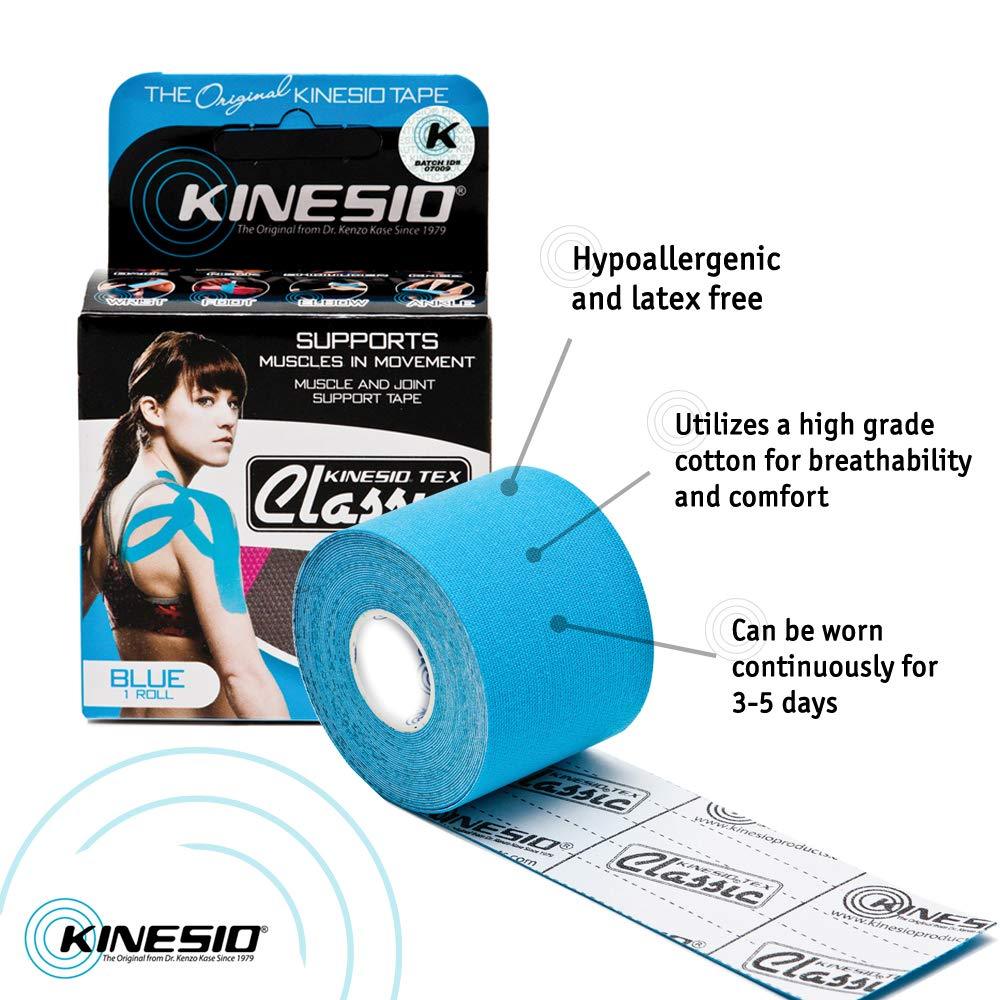 KINESIO® Tex Gold Finger Print Tape Color : Blue