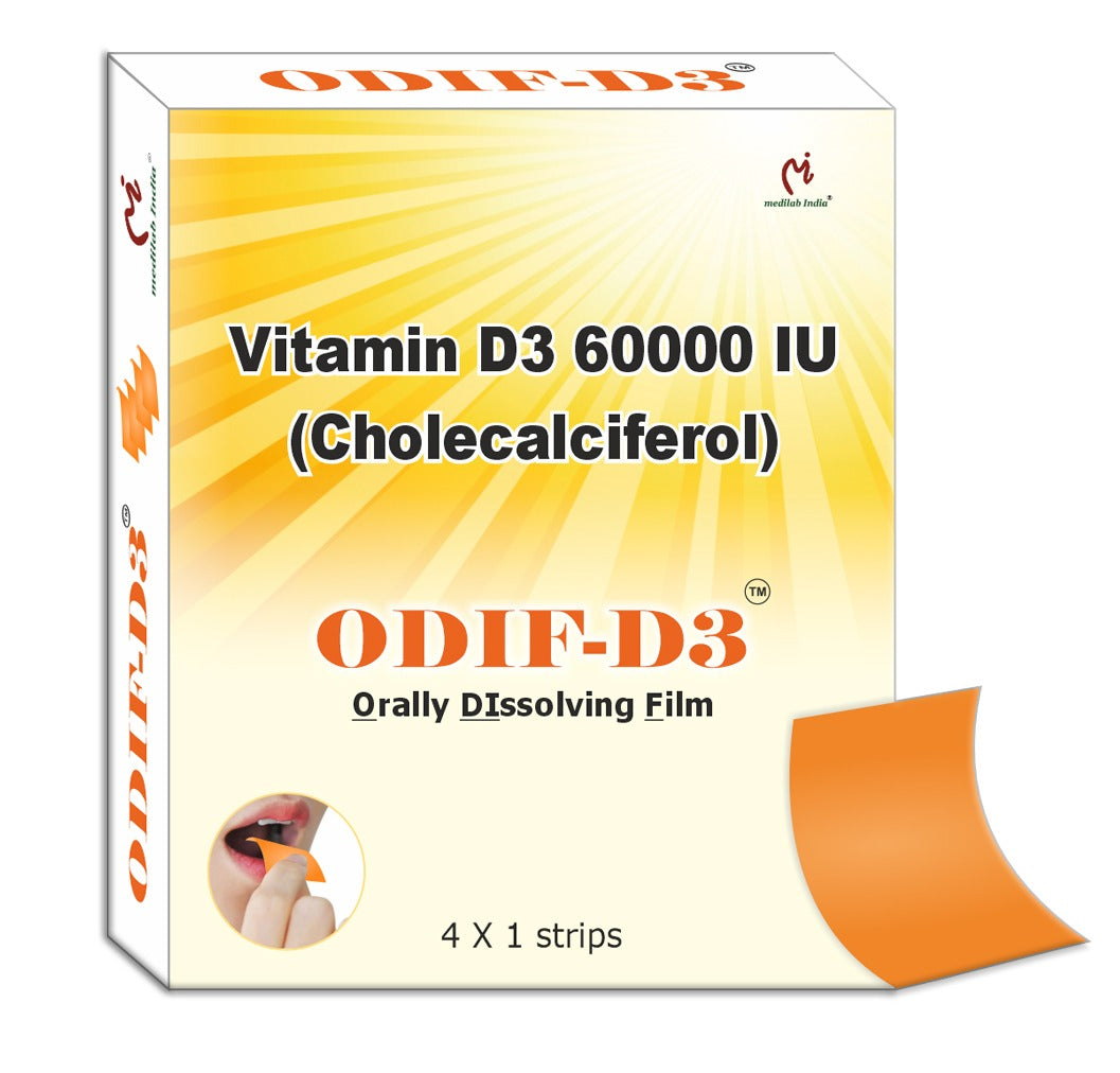 NOVAMELT-D3™ Vitamin D₃ Cholecalciferol Film – 60,000 IU