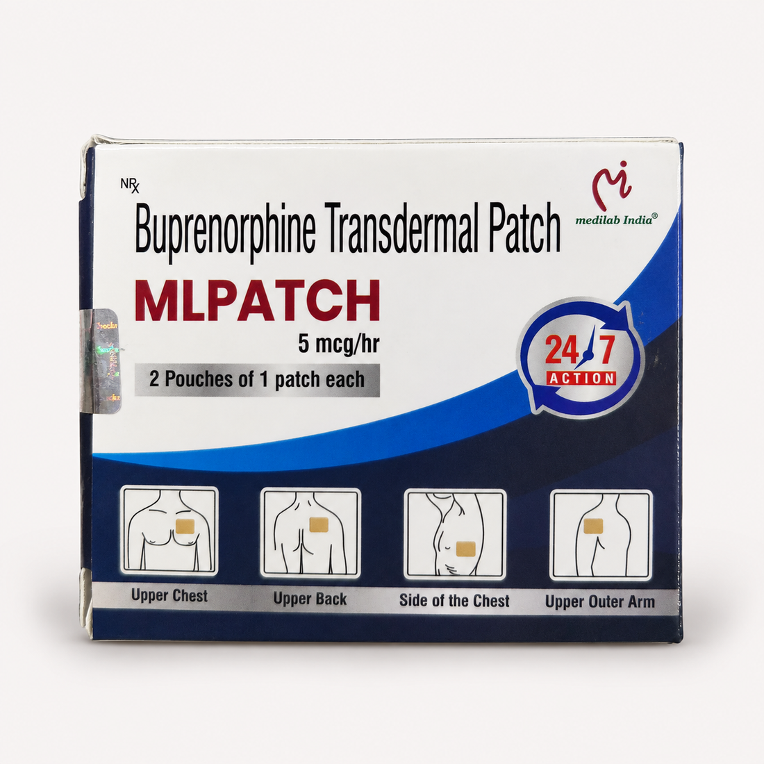 ML-PATCH Buprenorphine Transdermal Patch 5 mcg/hr – 2 Patches