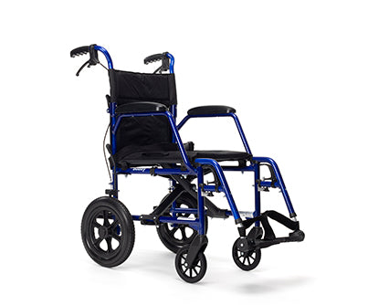 Vermeiren Bobby Transport Wheelchair – Lightweight Foldable Transfer Chair