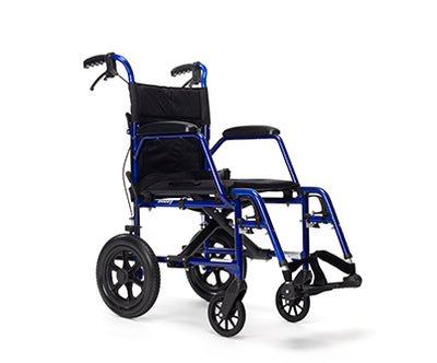 Vermeiren Bobby Transport Wheelchair – Lightweight Foldable Transfer Chair