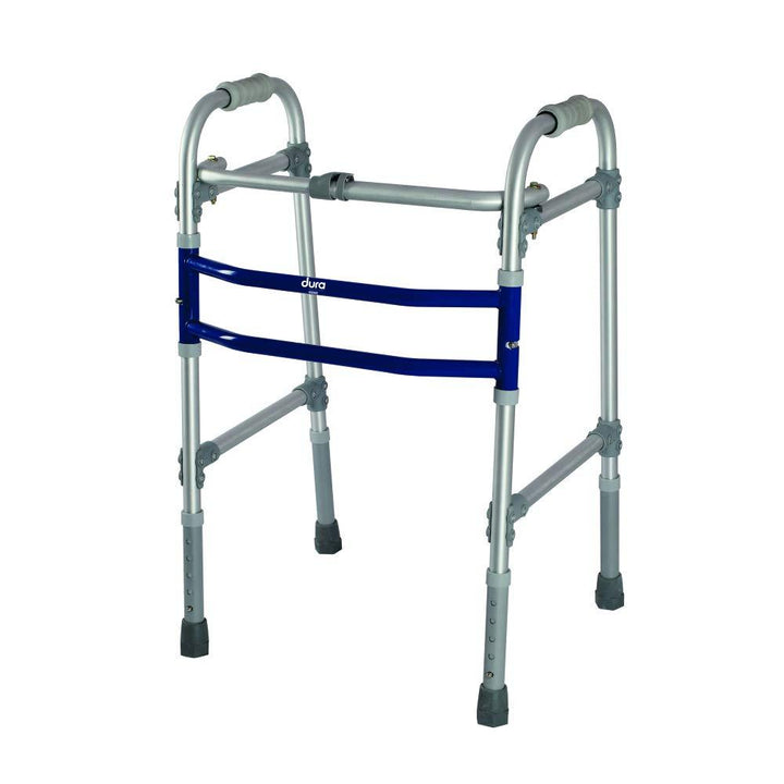 DuraMax Foldable Walker with Adjustable Height Aluminum