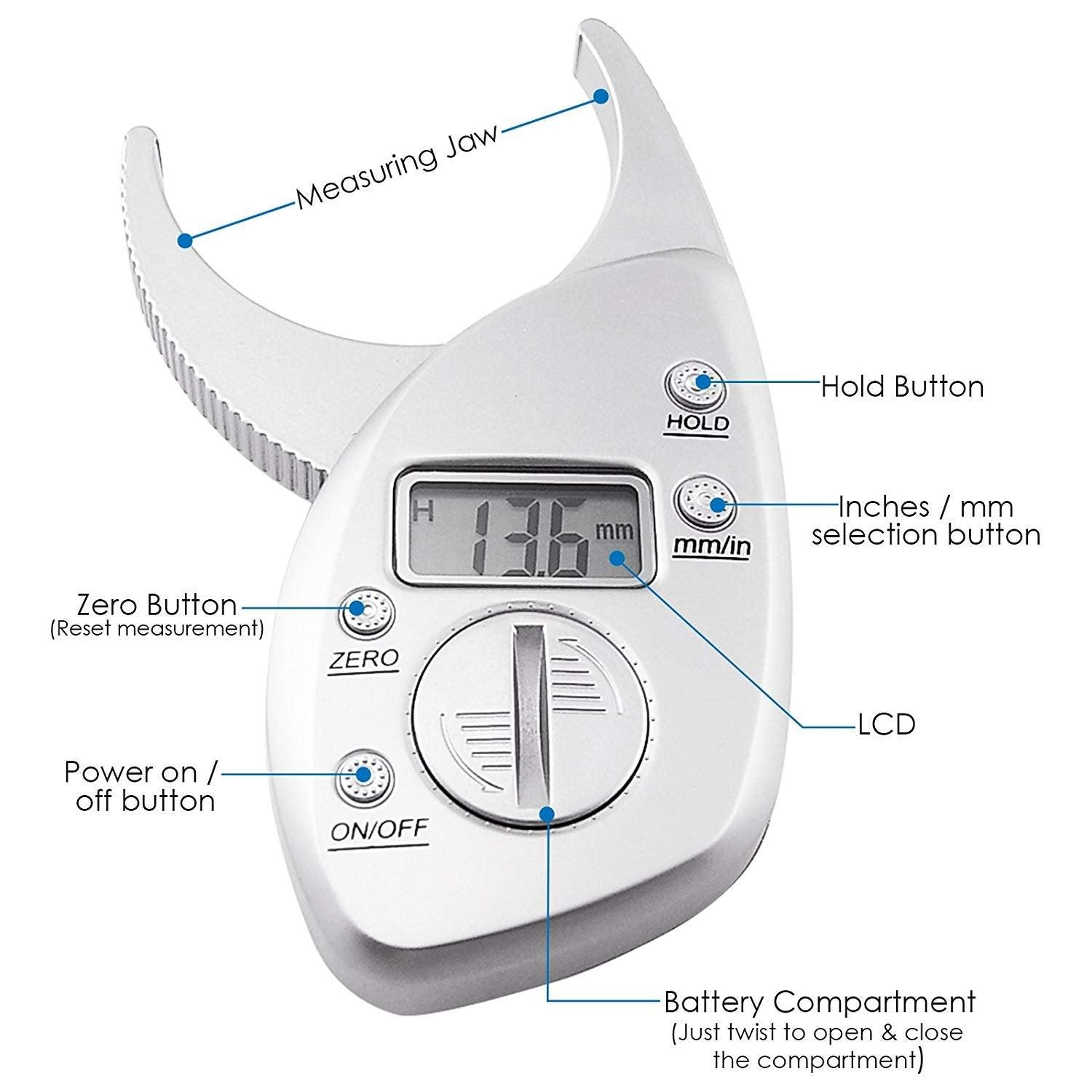 Body Fat Caliper Digital