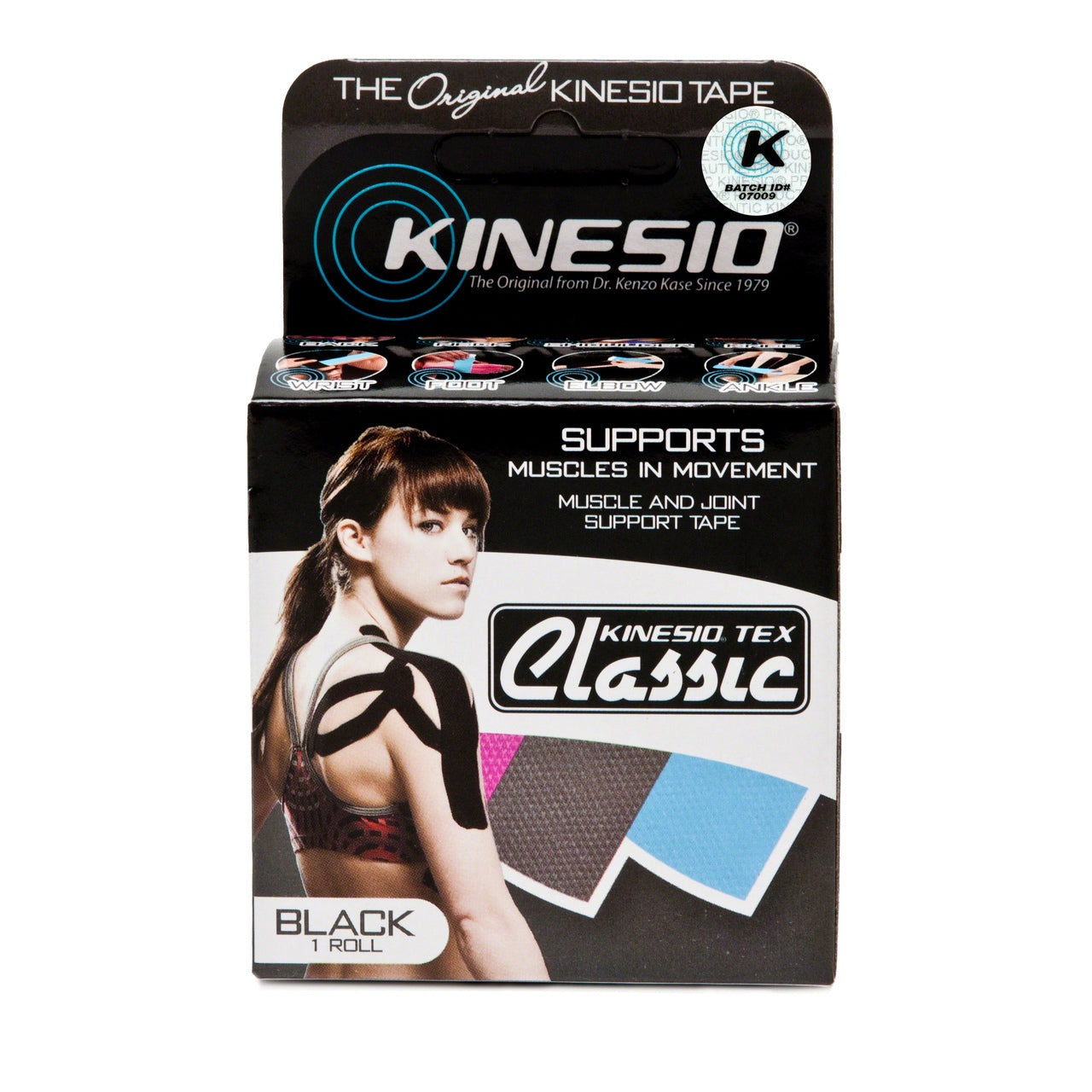 Kinesio Tex Tape Classic: 2" Black