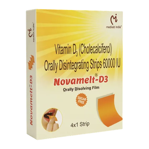 NOVAMELT-D3™ Vitamin D₃ Cholecalciferol Film – 60,000 IU
